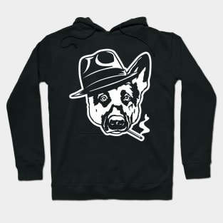 German Shepherd Mobster Hoodie